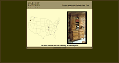 Desktop Screenshot of cabinetfactoriesoutlet.com